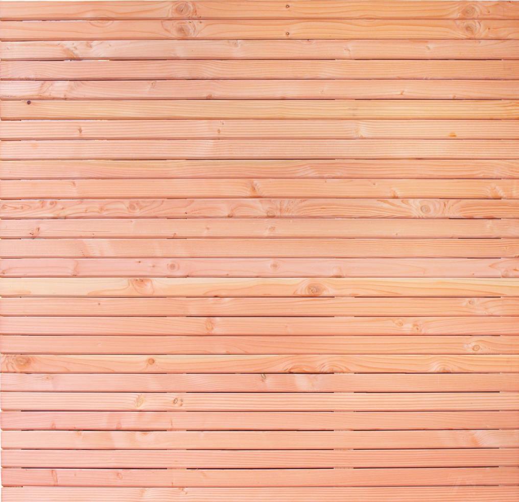 Tuinscherm Douglas geschaafd (rhombusprofiel) Klagenfurt 180 x 180 cm