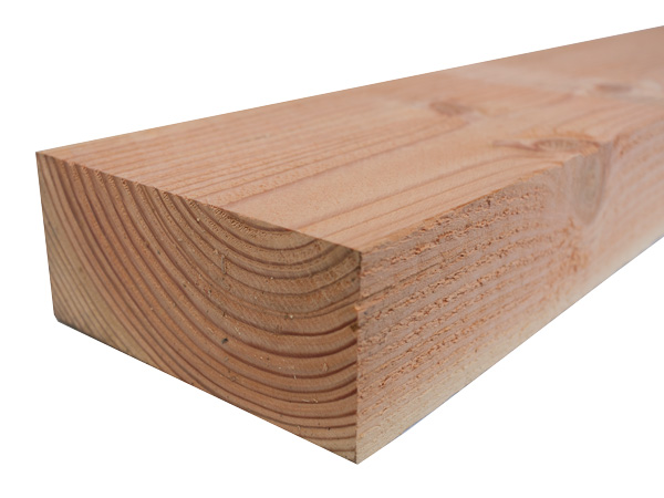7,5x15,0x300 cm blank Douglas balk ruw 70% PEFC