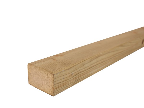 4,5x7,0x390 cm groen geïmpr. Vuren regel FSC Mix 70%