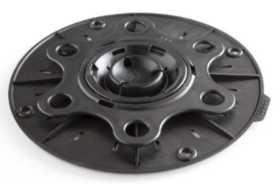 Verstelbare terrasdrager 3,0-4,8 cm zwart