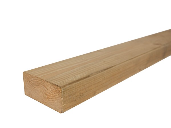 4,5x9,5x330 cm groen geïmpr. Vuren regel FSC Mix 70%