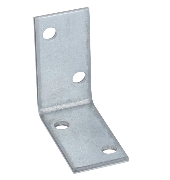 Hoekverbinder 40 x 40 x 20 x 2 mm verzinkt 