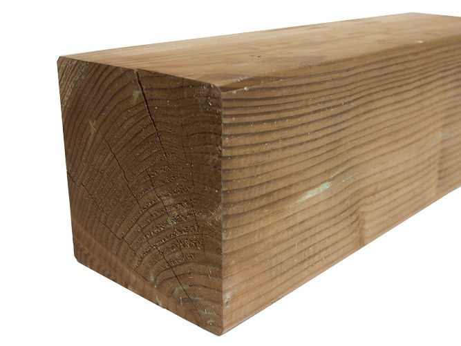 19,5x19,5x300 cm groen geïmpr. Douglas paal 70% PEFC 19,5 cm, 19,5 cm, 500 cm, 70% PEFC
