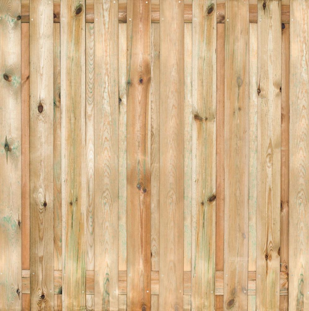 Tuinscherm Grenen groen geïmpregneerd 21-planks (19 + 2) Enschede 180 x 180 cm