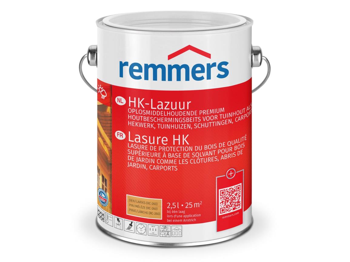 Pine 2,5 liter HK-Lazuur Remmers