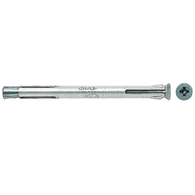 Kozijnplug + schroef 10,0x112 mm metaal
