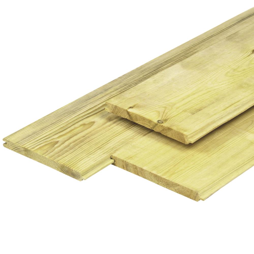 1,8x14,5x330 cm groen geïmpr. Vuren vellingdeel FSC Mix 70%