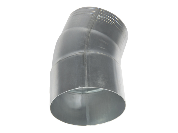 Zinken bocht 20 graden Ø8 cm