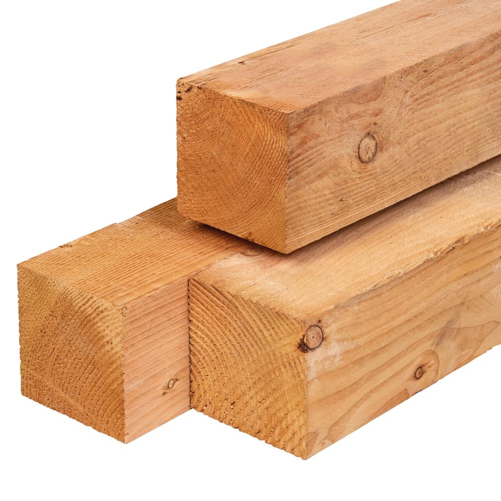 15,0x15,0x250 cm Red Timber Douglas paal ruw 70% PEFC