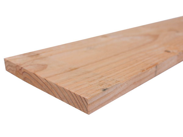 2,2x20,0x400 cm blank Douglas plank ruw 70% PEFC