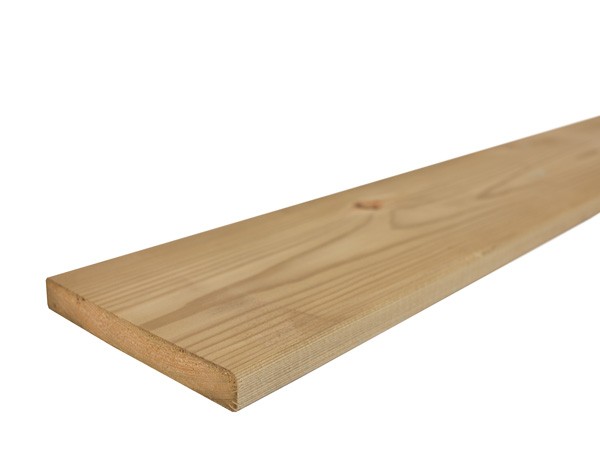 1,8x14,5x180 cm groen geïmpr. Vuren plank 70% PEFC
