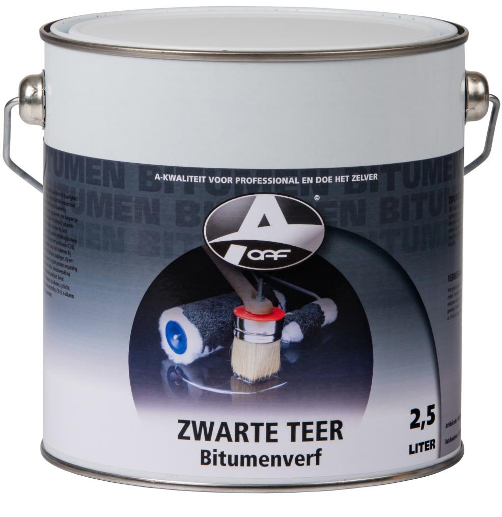 Zwarte Teer 0,75 liter OAF 2,5 liter