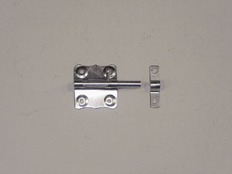 Schuifgrendel klein 0,8x5x5 cm galvanisch verzinkt