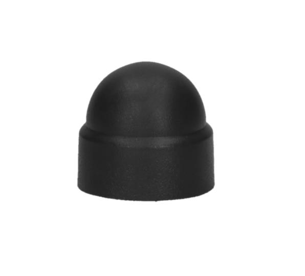 Afdekkap voor zeskantmoer M8 zwart kunststof SW13