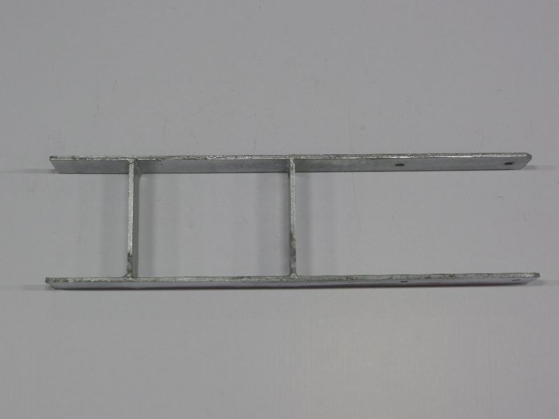 H-vorm 6x14,1x60 cm verzinkt paalhouder