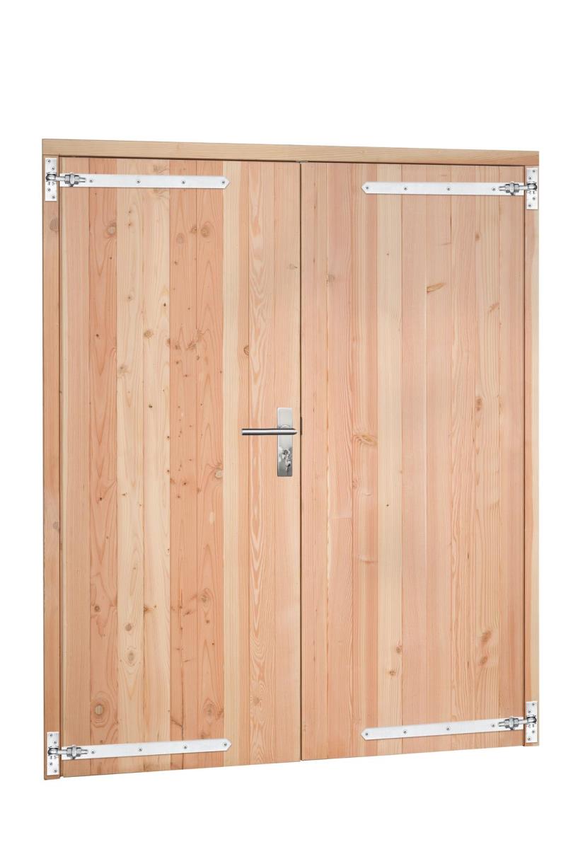 Douglas dubbele deur B168xH201 cm, Inbouwmaat B163xH197 cm (1023884)