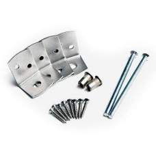 RVS bevestigingsset (4) t.b.v. Betonschutting