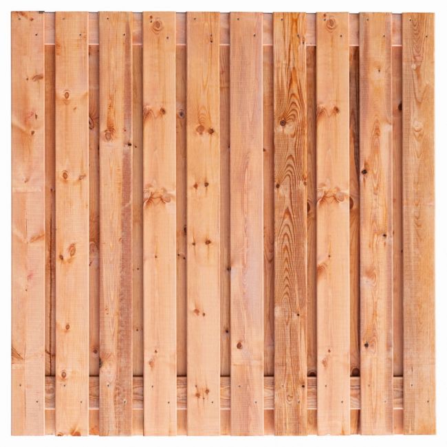 Tuinscherm Red Timber 21-planks (19+2) Casablanca 180 x 180 cm