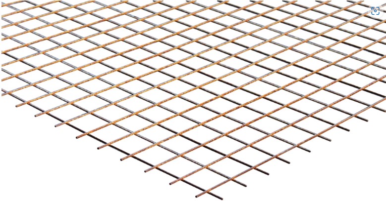 Gaaspaneel roest maas 10 cm 300x200 cm draad Ø5 mm