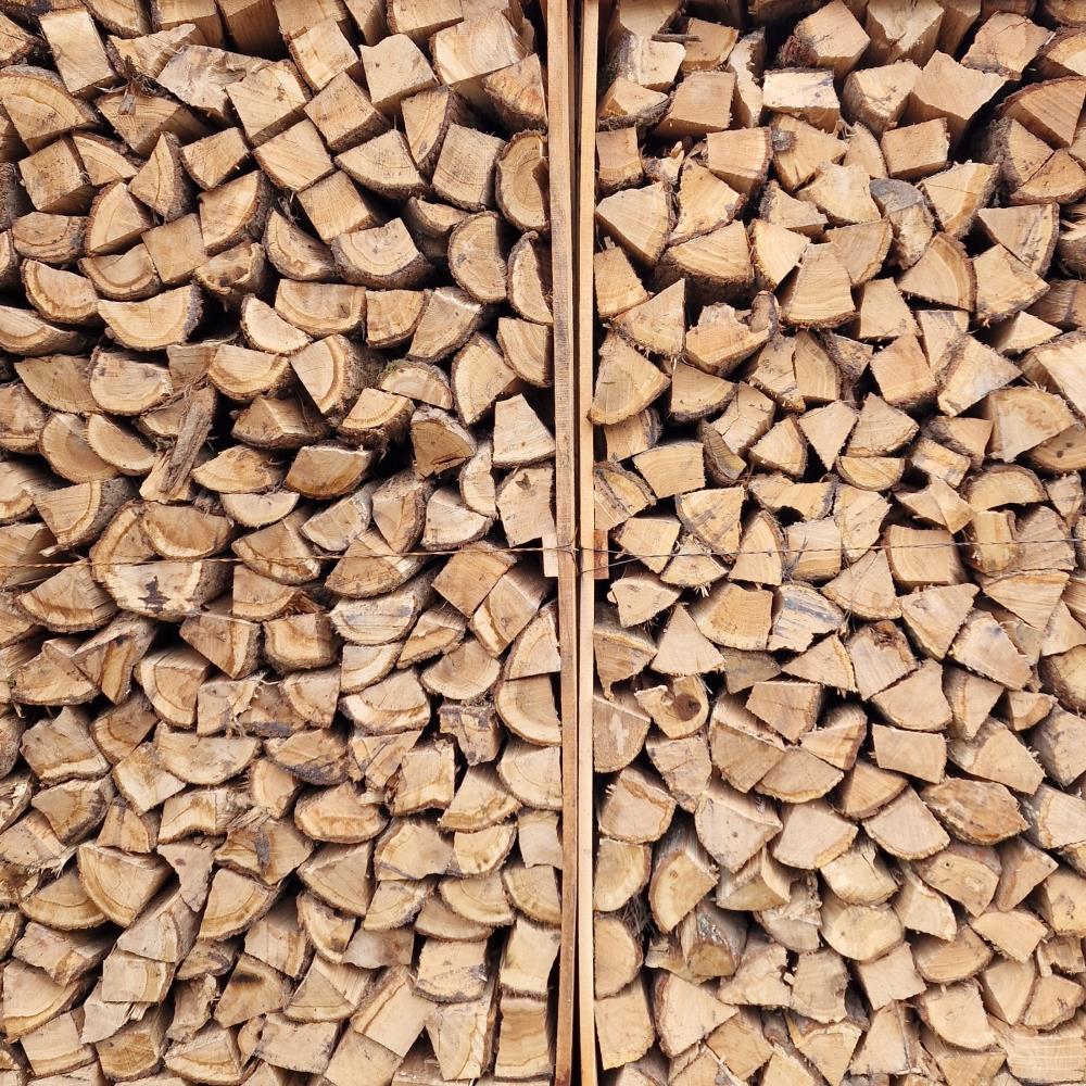 Pallet haardhout gedroogd Eiken (2,5 M3) OP=OP