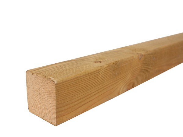 7,0x7,0x300 cm groen geïmpr. Vuren paal 70% PEFC 7,0 cm, 7,0 cm, 180 cm