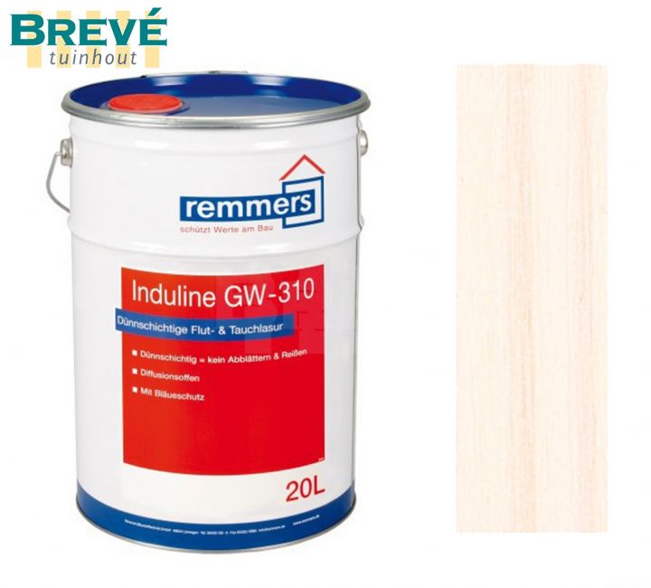 Wit 2,5 liter HK-Lazuur Remmers