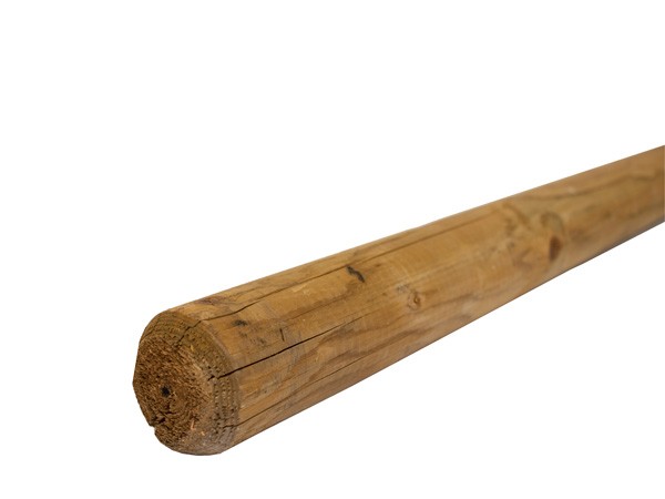 Ø6/160 cm groen geïmpr. Vuren gefreesd rondhout