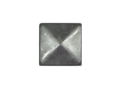 Piramide 12,1x12,1 cm verzinkt paalornament