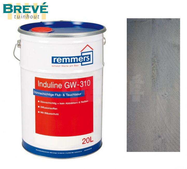 Grafietgrijs 2,5 liter HK-Lazuur Remmers