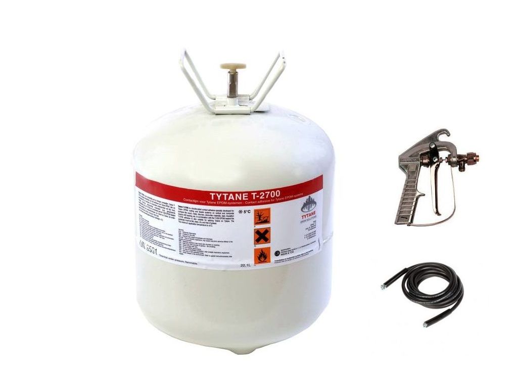 Drukvat contactlijm T-2700 22 liter met slang