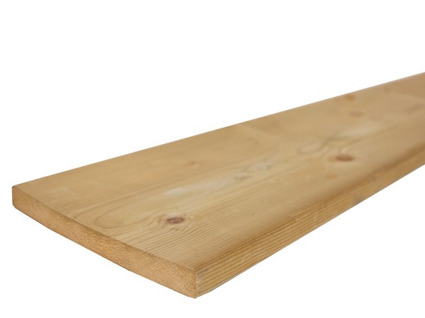 1,8x19,5x510 cm groen geïmpr. Vuren plank FSC Mix 70% 1,8 cm, 19,5 cm, 180 cm, 70% PEFC