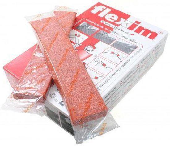 Dakmortel rood 10 strips Flexim