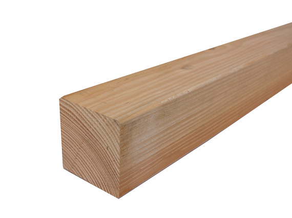 9,0x9,0x400 cm blank Douglas paal 70% PEFC