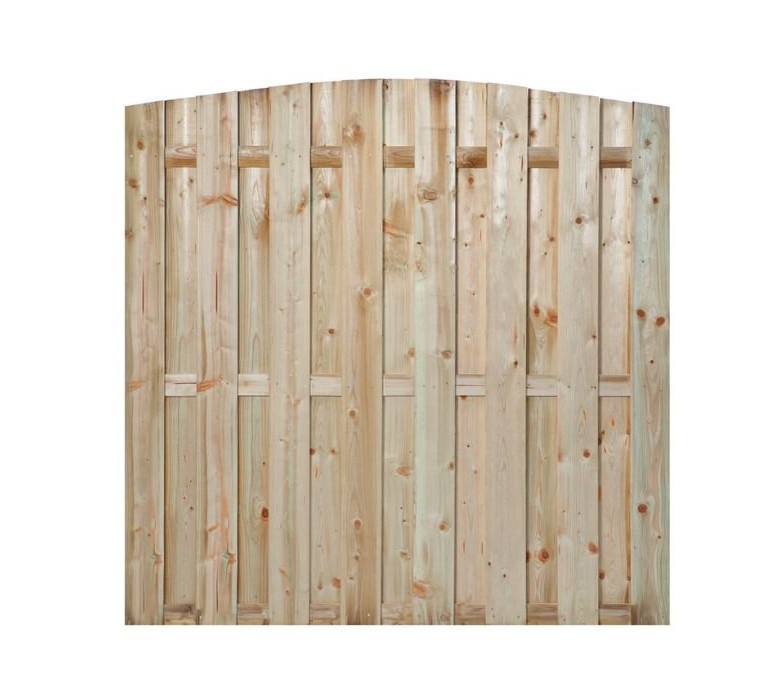 Groen geïmpr. Vuren Tuinscherm toog Den Dolder (15) 180x180 cm verticaal